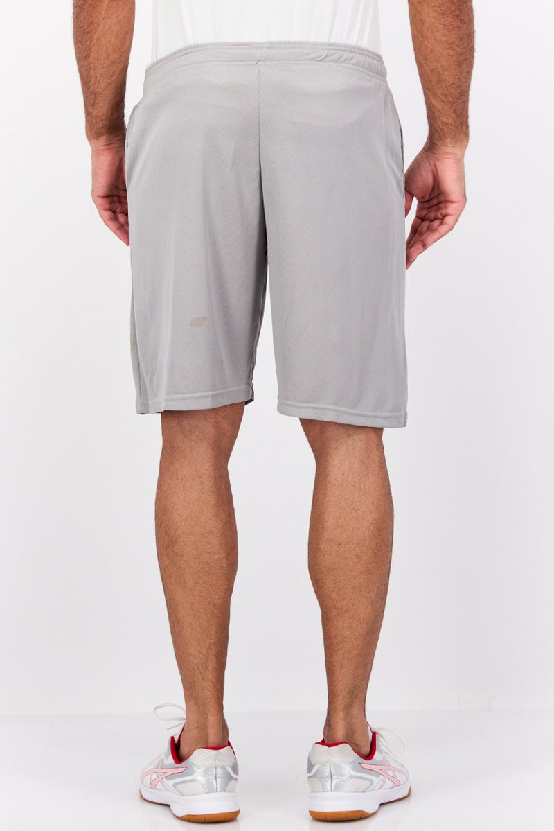 Ultra Performance Men 2 Pcs Sportswear Fit Training Shorts, Light Grey  - Image 3