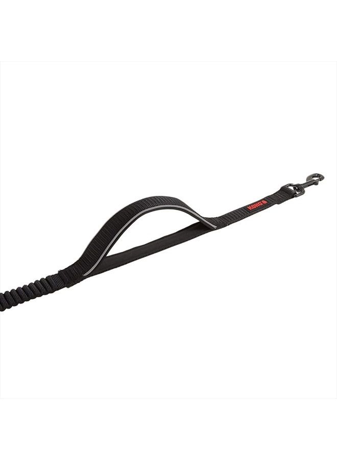Kong Reflective Shock Absorbing Hands-Free Bungee Dog Leash 6' (Black) - Image 3