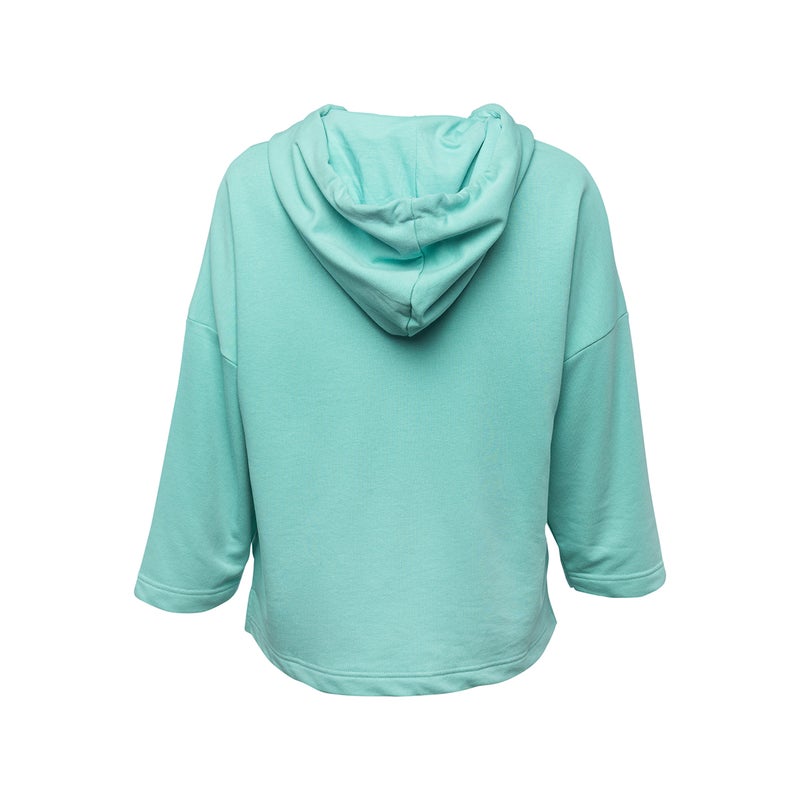 Nature Garden On The Pedal Hoodie, Green, Long Sleeve, Women's Sweatshirts , Soft and thick fabric, Small Size - Image 2