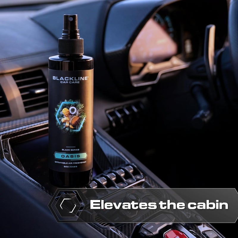 BlackLine Car Care - Wild Cherry Car Air Freshener, Long-Lasting, Oder Eliminator, for Cars, Trucks, SUV, or Home Use - 8 fl OZ - Wild Cherry Air Freshener - Cherry Spray - Image 5