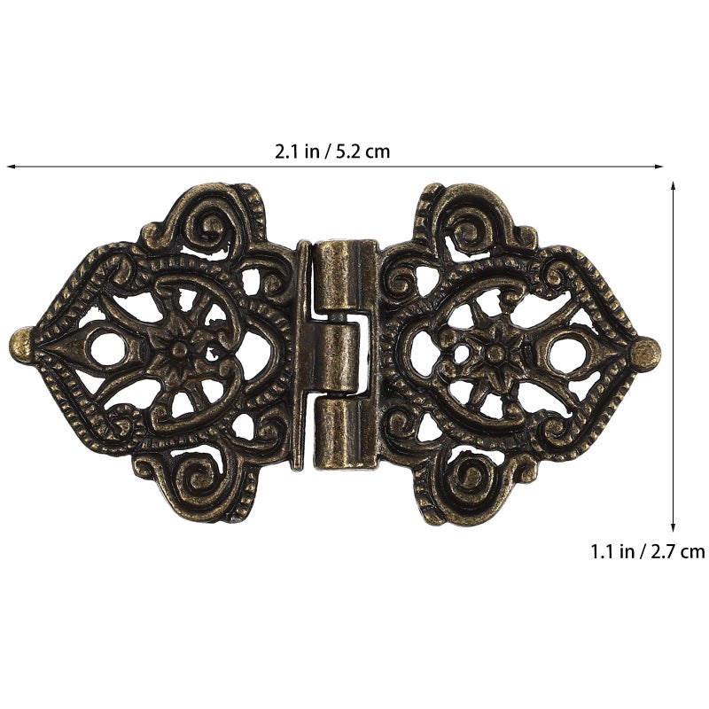 Vintage Butterfly Zinc Alloy Hinges 10PCS For Jewelry Craft Storage Box - Image 3