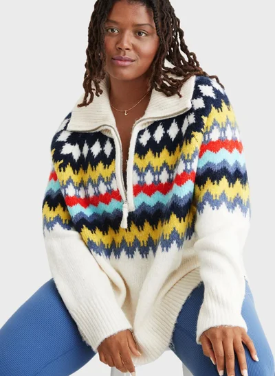 آري من امريكان ايجل Zip Detail Sweater