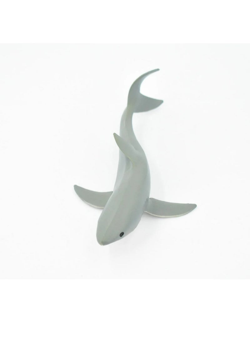 Great White Shark, Baby, Museum Quality, Hand Painted, Rubber Fish, Realistic Toy Figure, Model, Replica, Kids, Educational, Gift，Large Great White Shark Toy - Realistic Sea Creature Sharks Figure - Marine Life Plastic Shark for Boys Girls & Kids Ages 3+,  - Image 3
