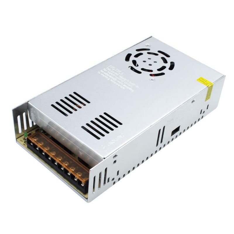 inShareplus 12V 30A 360W, DC Universal Regulated Switching Power Supply, Converter AC 100-240V to DC 12 Volt LED Driver, Transformer, Adapter for LED Strip Light, 3D Printer, Radio, Computer Project - Image 1