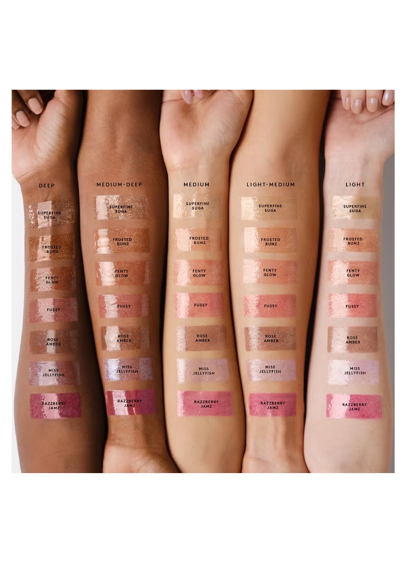 فنتي زيت لمعان الشفاه فنتي بيوتي، روز أمبر، 9 مل - Image 3