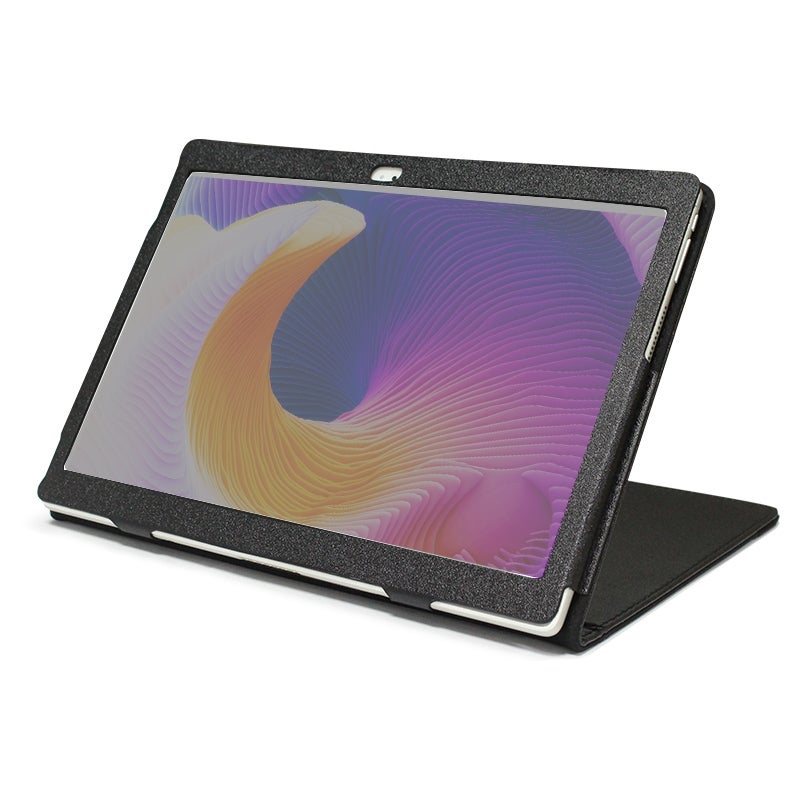 ألدو كيوب جراب جلدي أفقي مانع للانزلاق مع حامل لهاتف X Neo (Wmc0370) (أسود) - Image 1