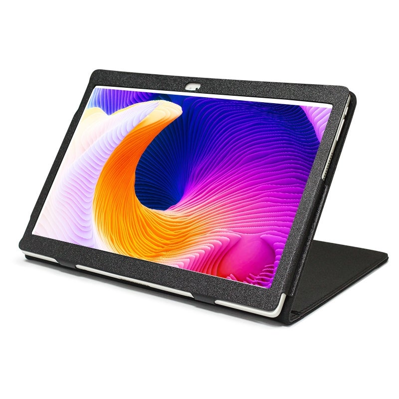 ألدو كيوب جراب جلدي أفقي مانع للانزلاق مع حامل لهاتف X Neo (Wmc0370) (أسود) - Image 5