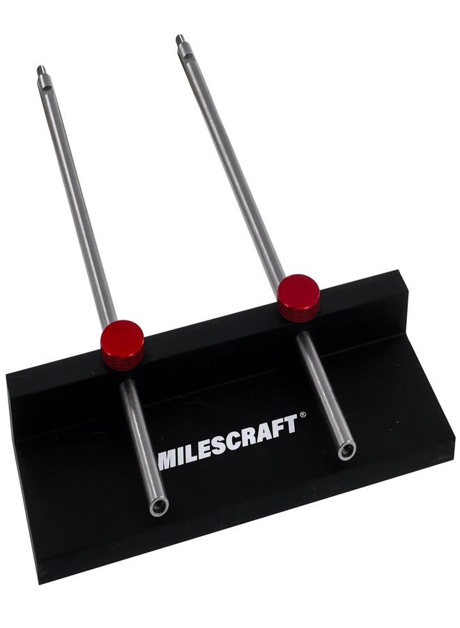 Milescraft 1349 Drill Fence - Portable Drill Press Edge Guide Attachment for Milescraft 1348 DrillMatePRO. 1-7/16” to 12-5/8” Range with Metal Construction for Drilling Straight Holes - Image 1
