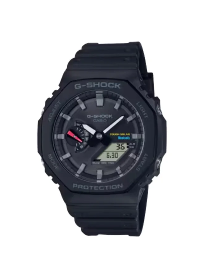 G-SHOCK Men's Resin Analog-Digital Watch GA-B2100-1A1DR - 45.4 mm