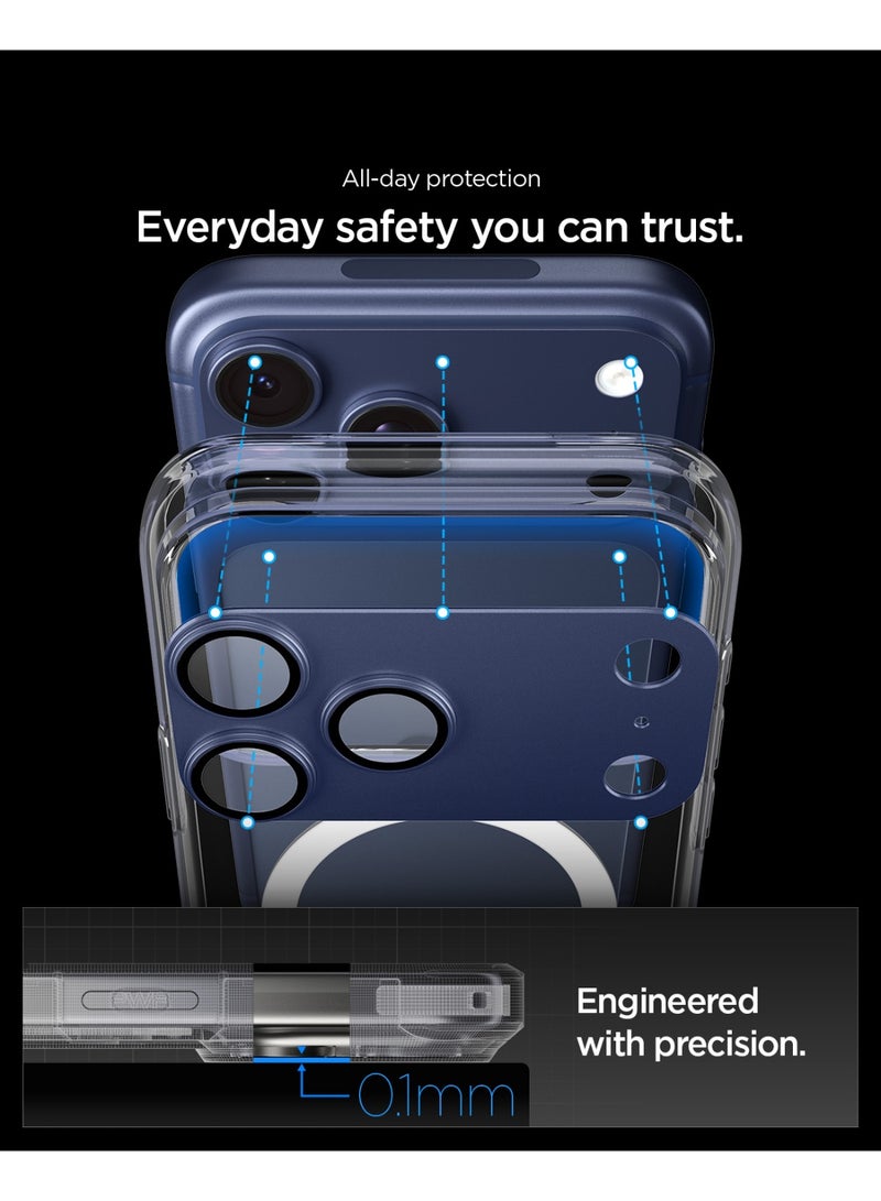 Spigen GLAStR EZ-Fit Optik Pro XL for iPhone 17 PRO Camera Lens Protector [1 Pack] - Deep Blue - Image 3