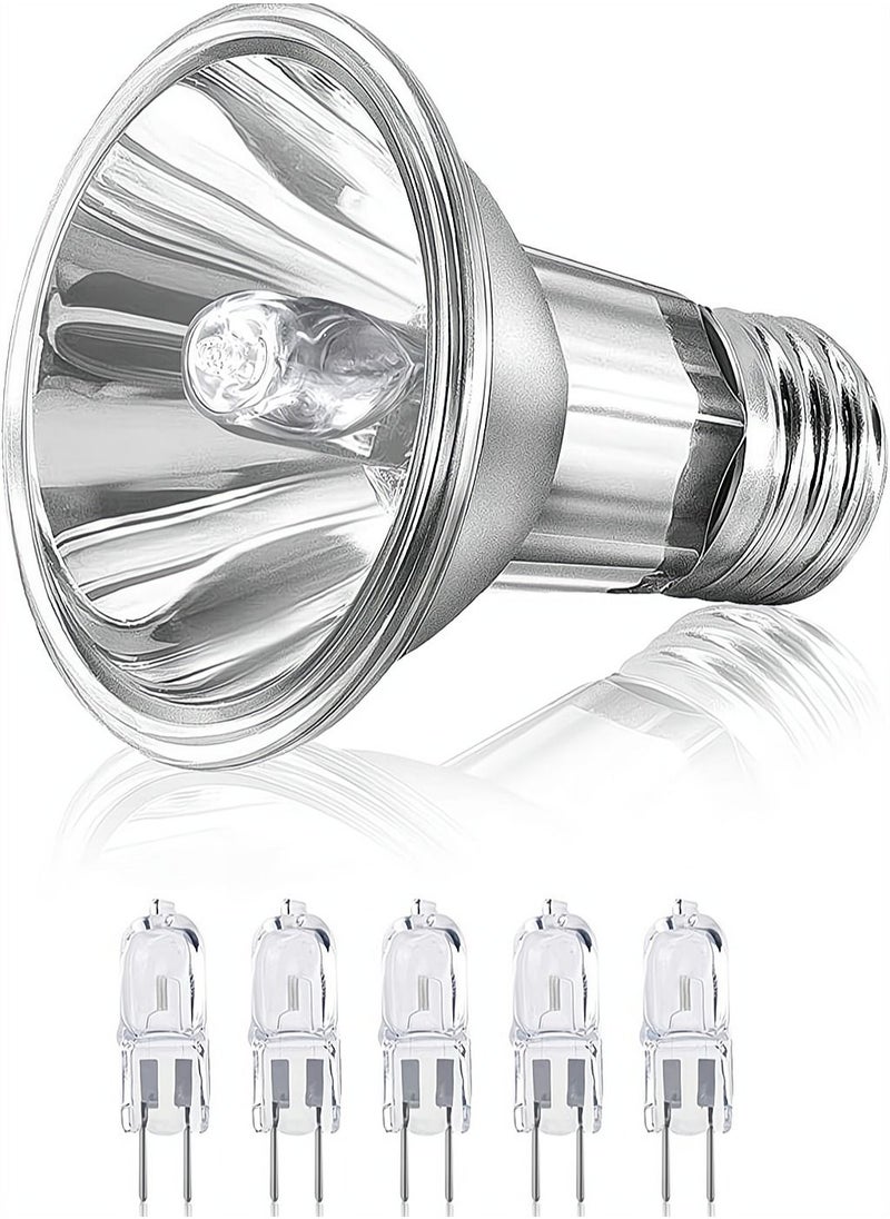 SYOSI - Reptile Halogen Bulbs E27 50W Dimmable UVA/UVB Full Spectrum Tortoise Heating Bulb Backlight Basking Spotlight for Turtle Lizard Snake Amphibian - Image 1
