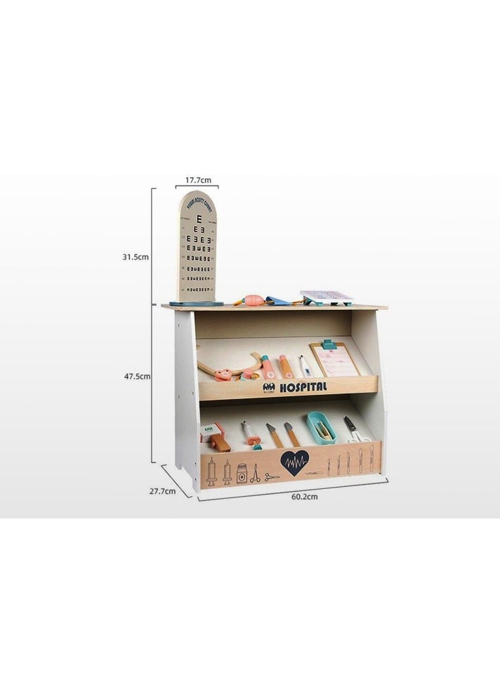 Little Doctor Clinic Toy Wood