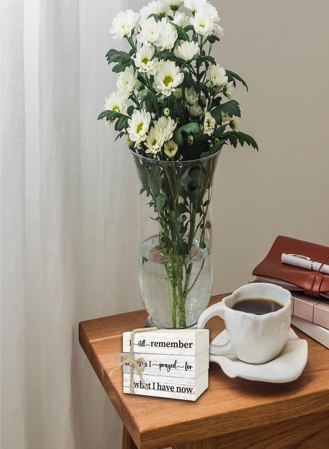 كتب ديكور للمنزل، مجموعة كتب خشبية لتزيين الطاولة، كتب ديكور "ما زلت أتذكر الأيام التي صليت فيها" لغرفة المعيشة، رف الكتب، المكتب، ركن القهوة، ديكور كتب ريفية مكدسة (L05) - Image 5