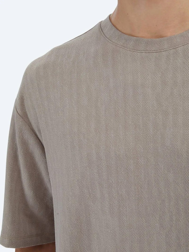 Kip Mink Patterned Crew Neck T-Shirt - Image 4