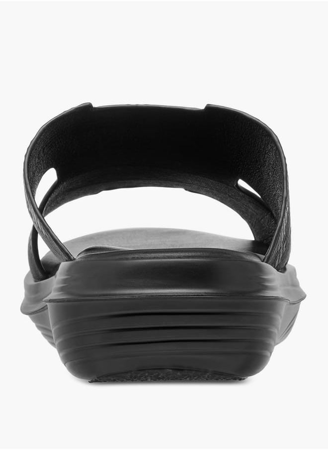Le Confort Men Cutout Detail Slip-On Arabic Sandals  - Image 4