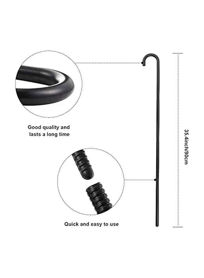 erorex Old Lady Cosplay Set Granny Wig Inflatable Cane Glasses Chain Cords Faux Pearl Bead Necklace For Halloween Costume Cosplay  - Image 5