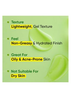 Dot & Key Dot & Key CICA Claming Skin Renewing Night Gel | Night Cream with Niacinamide, Green Tea & Hyaluronic | Reduces Acne, Dark Spots & Pigmentation, For Oily, Acne Prone And Sensitive Skin | 60ml  - Image 5