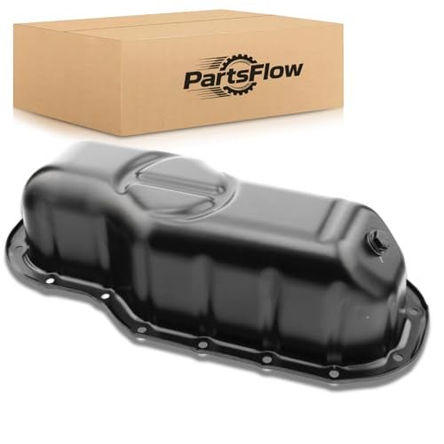 PartsFlow 264-475 Engine Oil Pan Lower Compatible with Toyota Tundra Sequoia 2007-2014 Land Cruiser 2008-2014 Lexus LX570 2008-2014 5.7L V8 Replace 12102-38010 - Image 1