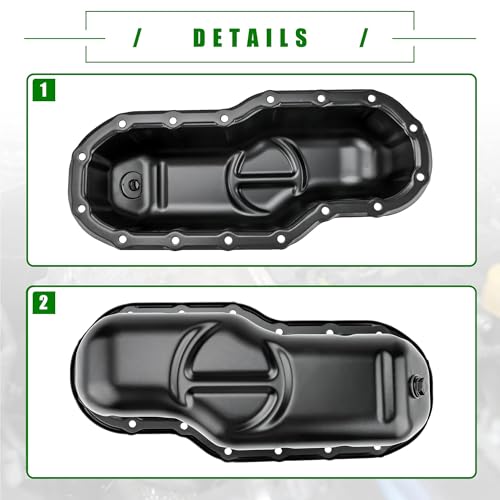 PartsFlow 264-475 Engine Oil Pan Lower Compatible with Toyota Tundra Sequoia 2007-2014 Land Cruiser 2008-2014 Lexus LX570 2008-2014 5.7L V8 Replace 12102-38010 - Image 4