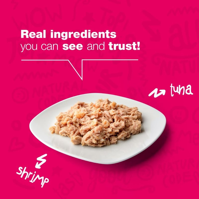 Natural Code 09 Tuna & Shrimps Cooking Water Wet Cat Food - 85G - Image 2