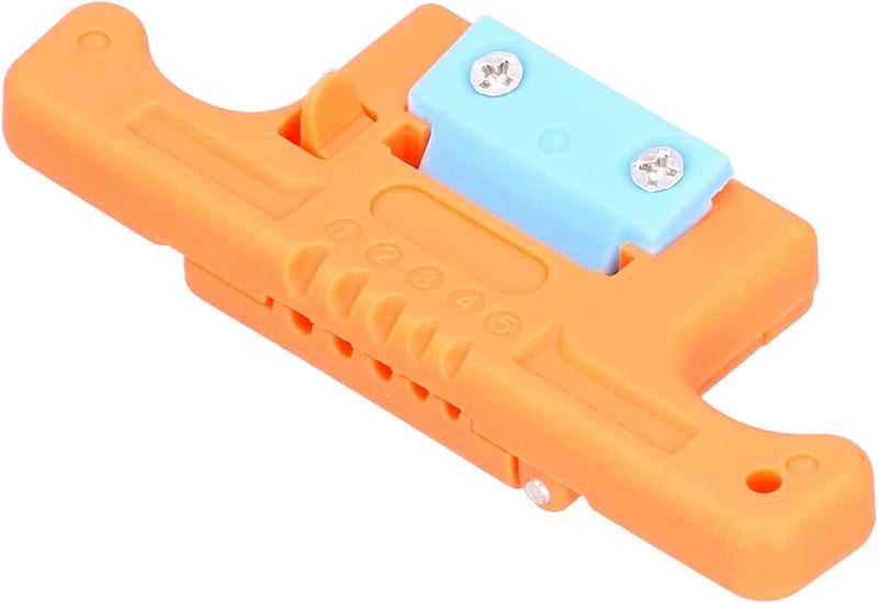 Longitudinal Cable Stripper, Orange, Sharp Blade, Safe Splicing Tool for 1.9 3.0mm Cables, Ideal for Electricians and Technicians - Image 5