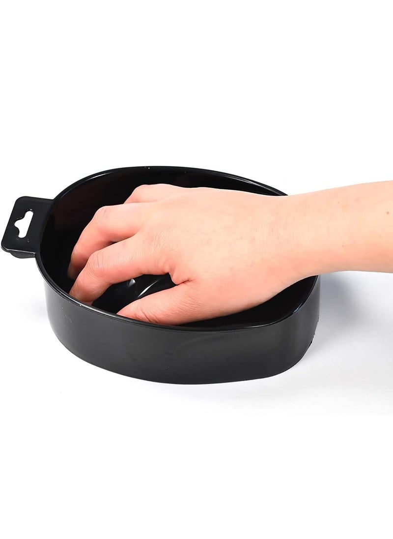 globalstar Globalstar Black Nail Polish Remover Bowl - Efficient Soak Off Solution for Acrylic and Dip Nails"  - Image 1