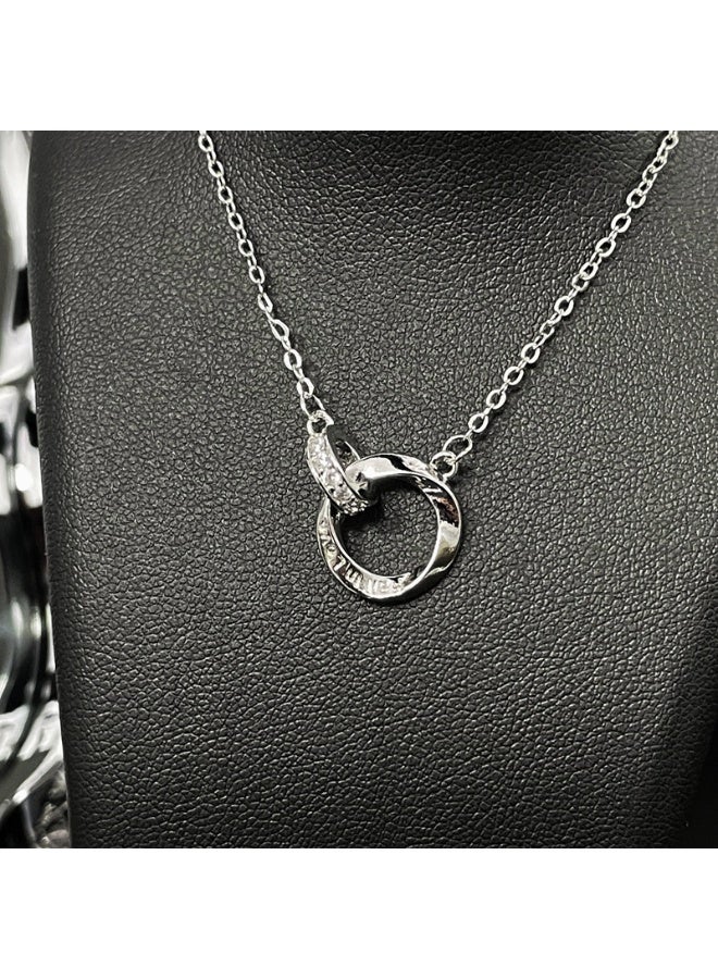 Mark Fairwhale Fashionable Retro Light Luxury Personalized Necklace 