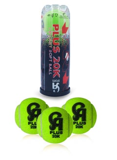 CA CA Plus 20K Cricket Soft Ball pack of 3  - Image 1