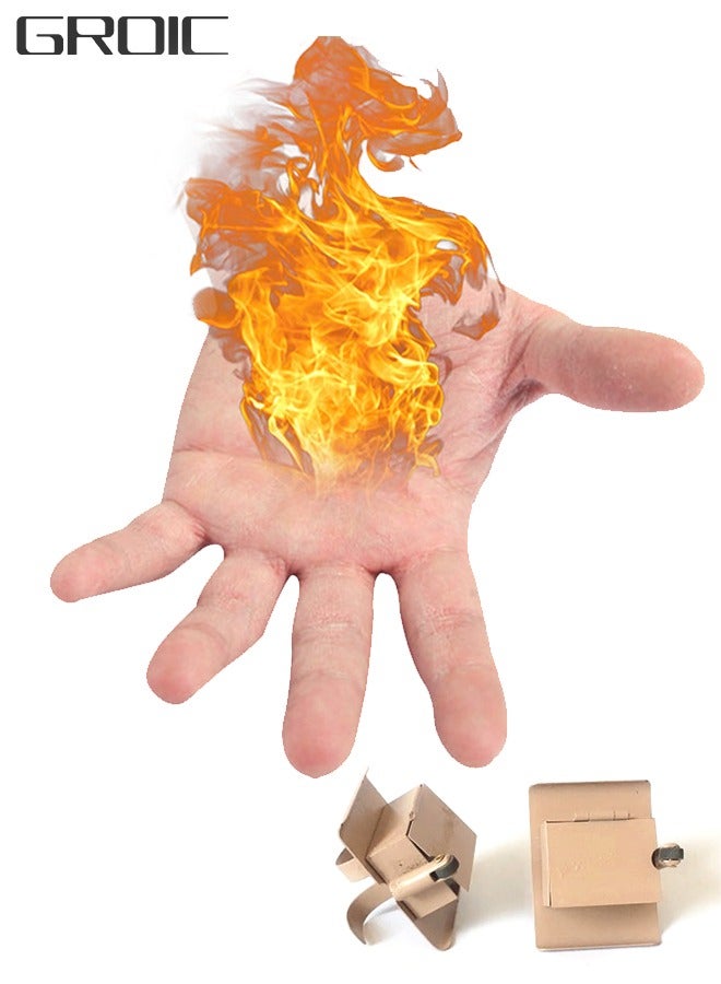 GROIC Professional Magic Plam Fire Toy Set Stage Prop 2Pcs - Image 1
