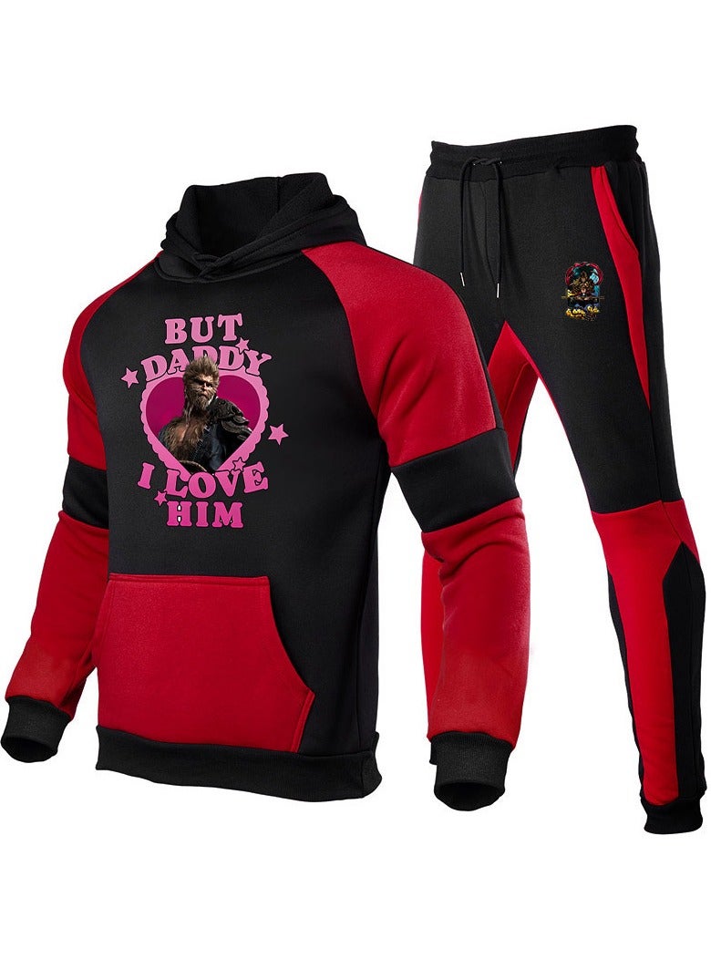 MQD Black Myth Wukong Hooded Sweatshirt Sports Suit