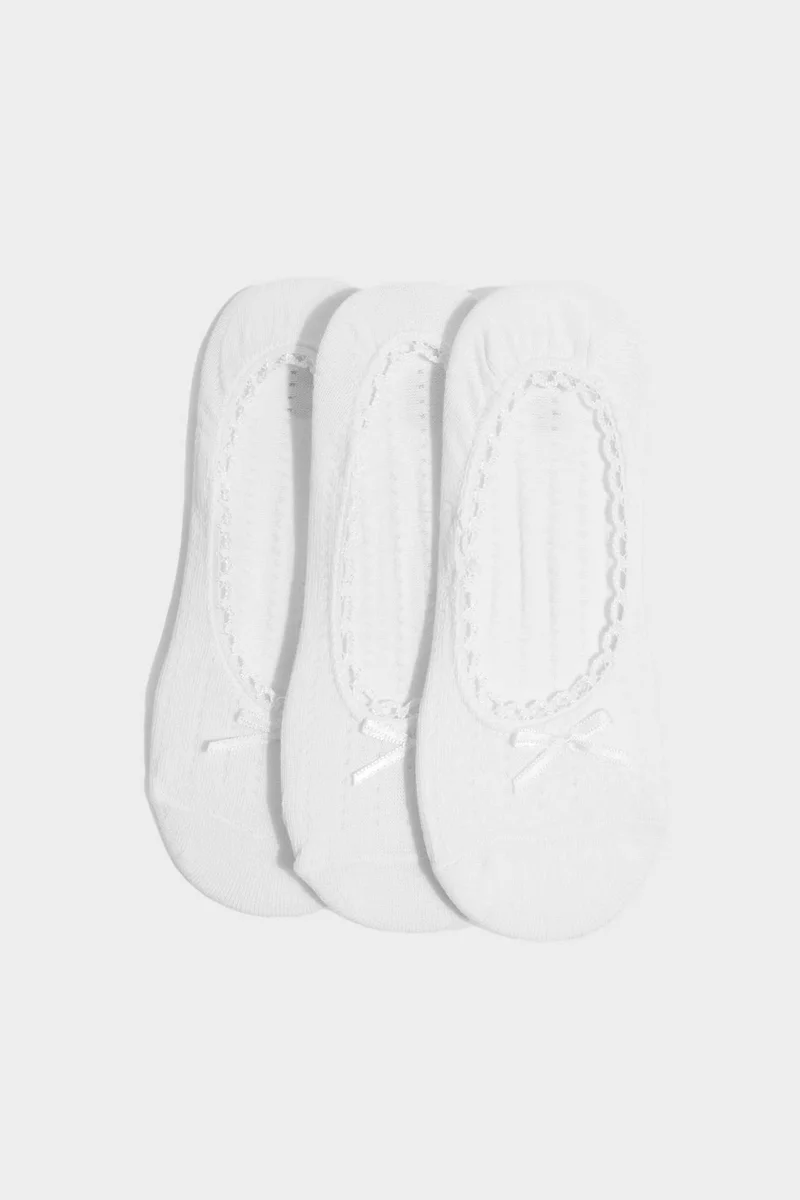 ديفاكتو Woman 3 piece Babet Socks