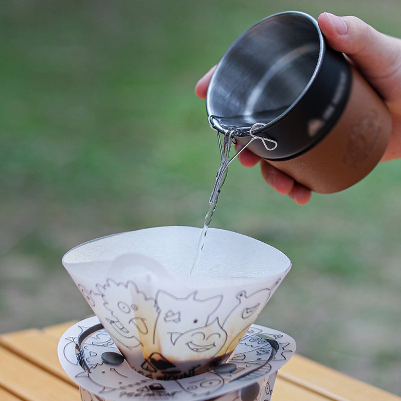 Coffee Diversion Nozzle Type B: Fine Stainless Steel Wear-Resistant Sturdy Spout - Small Portable One-Click Installation Accessories for Outdoor Camping Hiking Picnic Travel - Image 3