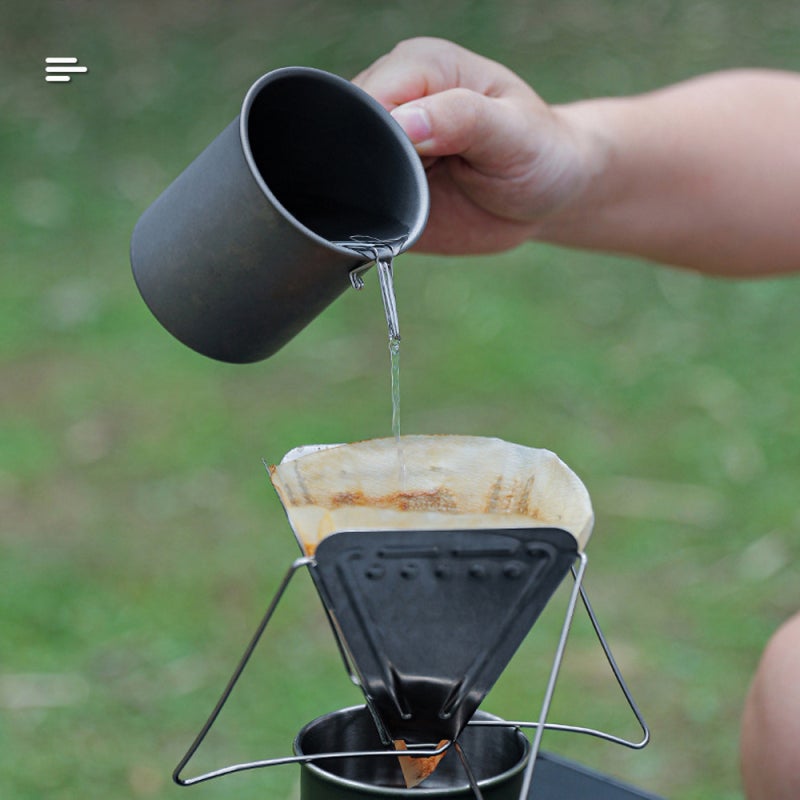 Coffee Diversion Nozzle Type B: Fine Stainless Steel Wear-Resistant Sturdy Spout - Small Portable One-Click Installation Accessories for Outdoor Camping Hiking Picnic Travel - Image 2