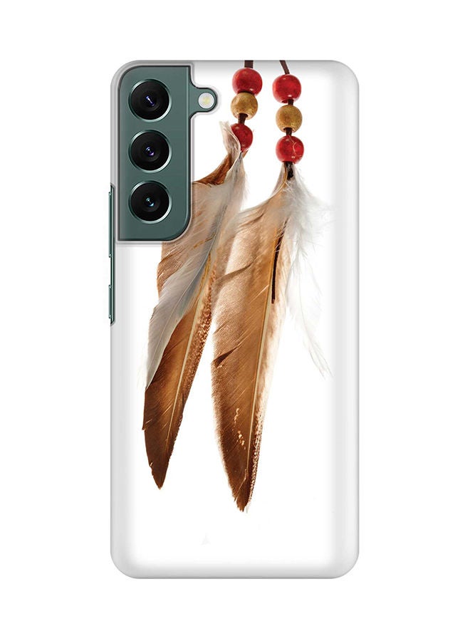 Stylizedd Case for Samsung Galaxy S22+ 5G Slim Snap Classic Series Shield Matte Finish Print - Chief Longfeathers - Image 1