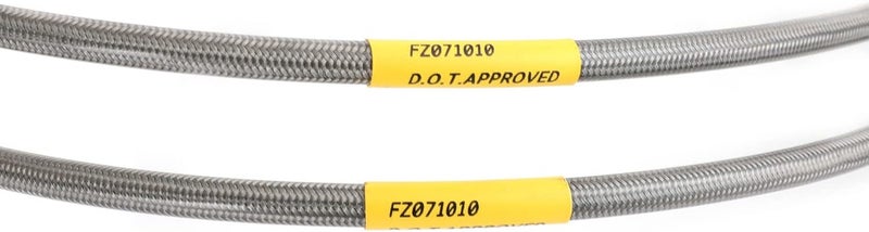 FAPO SHOCK Extended Front Stainless Brake Lines for 2008-2015 Ford Super Duty F250 F350 4-6" Lift - Image 5