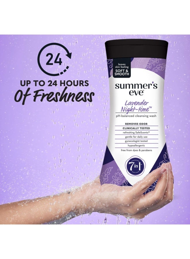 Summer's Eve Lavender Night-Time Daily Refreshing Wash lavender 354ml - Image 3