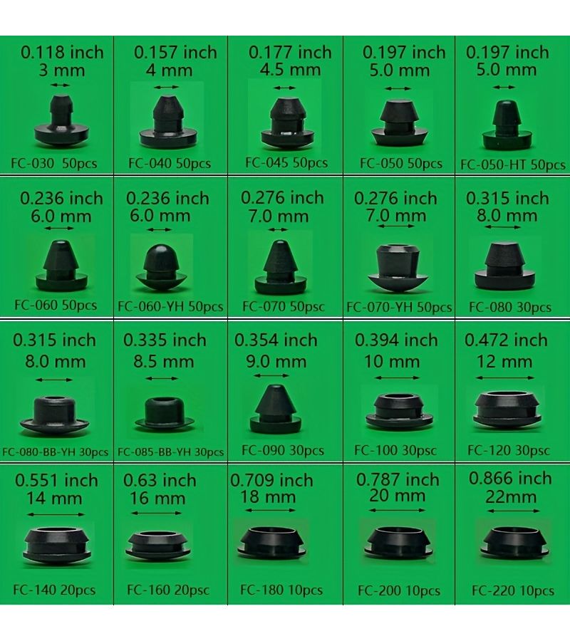 50pcs Transparent T Shaped High Temperature Resistant Elastic Shock Absorbing Dust Plug Anti Collision Snap On Stopper - Image 2