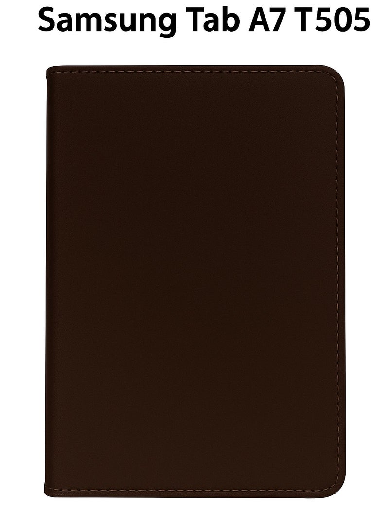 Leather Case for Samsung Tab A7 T505 – Full Protection from Drops and Impacts with Elegant Design and Stand – Brown - Image 2