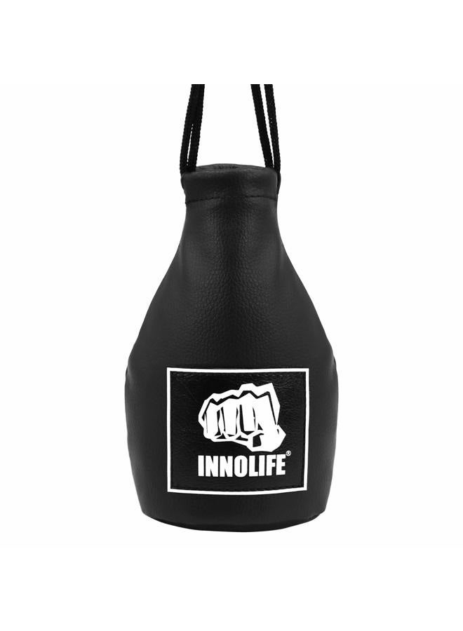 INNOLIFE Boxing Dodge Hide Speed Bag Leather Ball MMA Pendulum Training (Without Filler) - Image 2