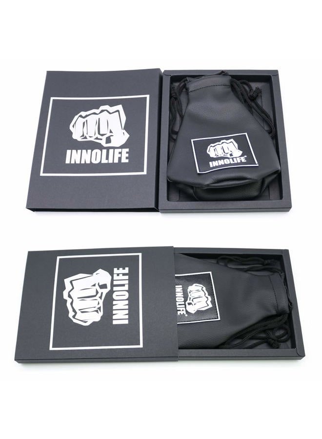 INNOLIFE Boxing Dodge Hide Speed Bag Leather Ball MMA Pendulum Training (Without Filler) - Image 5