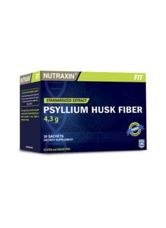 NUTRAXIN Psyllium Husk Fiber 4.3gm Supports Digestive Health, Gut Health Laxative powder 30 Sachets  - Image 1