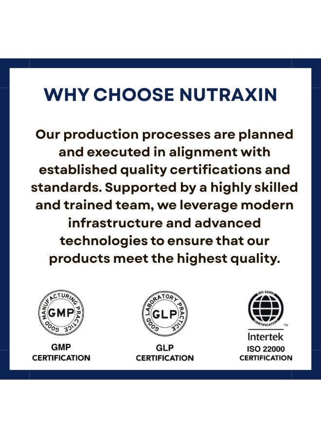 NUTRAXIN Psyllium Husk Fiber 4.3gm Supports Digestive Health, Gut Health Laxative powder 30 Sachets - Image 4