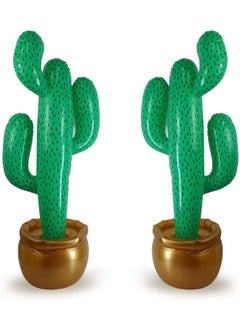 2 Pack Inflatable 36" Cactus Prop Décor For Mexicano Fiesta Theme Party Decorations, Cinco De Mayo Prop, Hawaiian Pool Party, Desert Western Cowboy Theme Party (36" - 2 Pack) - pzsku/Z5733507CDE716A4408A6Z/45/_/1733730140/b6f87a06-a137-45f5-9f26-01e7d8f8e162