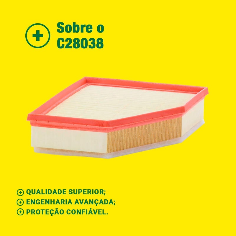 MANN FILTER Simplified versatile design MANN-FILTER C 28 038 Air Filter - CARS + TRANSPORTERS Market popular practical build - Image 3