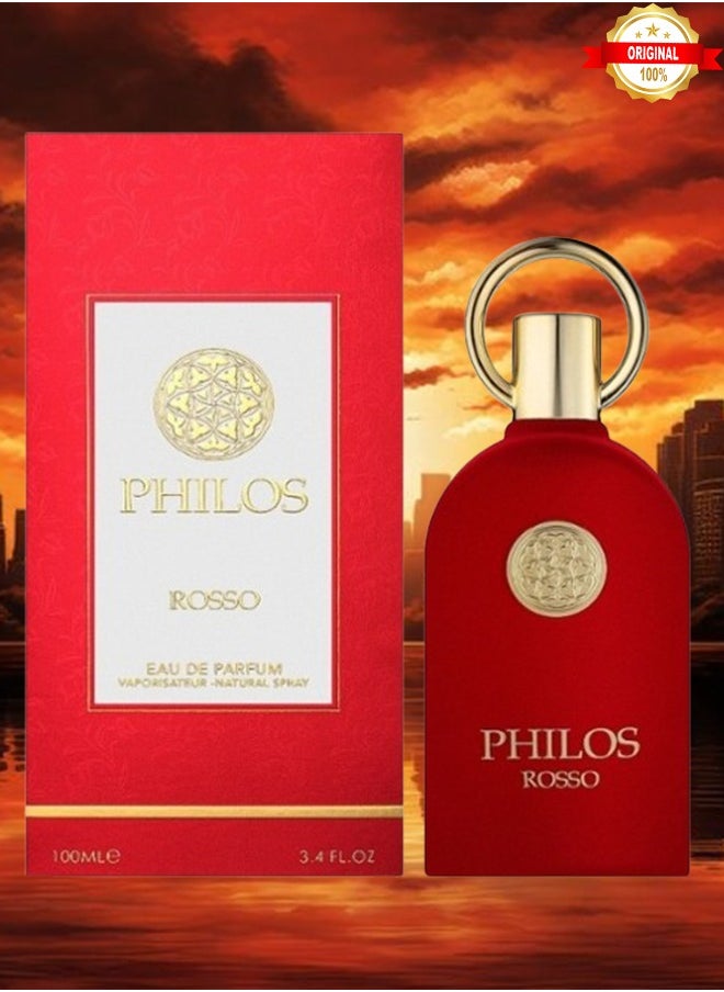 ROSSO - 4 Pieces Philos Rosso EDP 100ML - Image 1