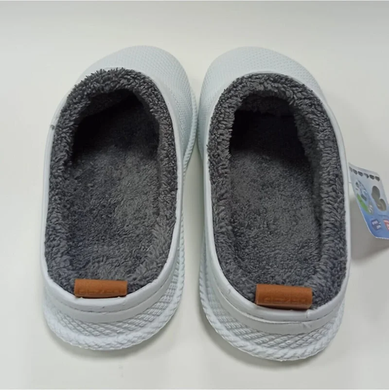 Gezer Silent Sole Furry Home Work Street and Garden Slippers