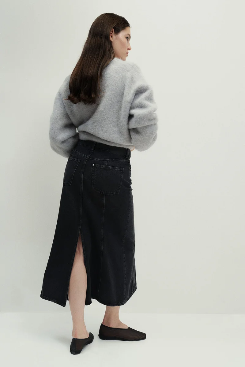 اتش اند ام Flared Denim Skirt