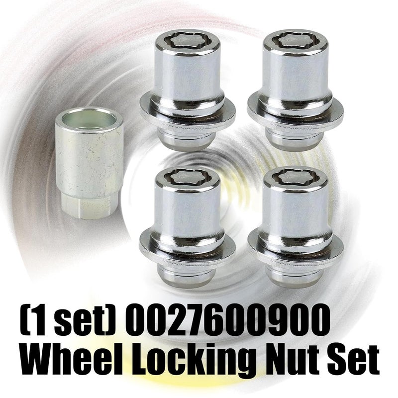 مجموعة من 4 عجلات أمان معززة برمز فريد لعدة موديلات سيارات ضد السرقة OEM Drag Nut - Image 3