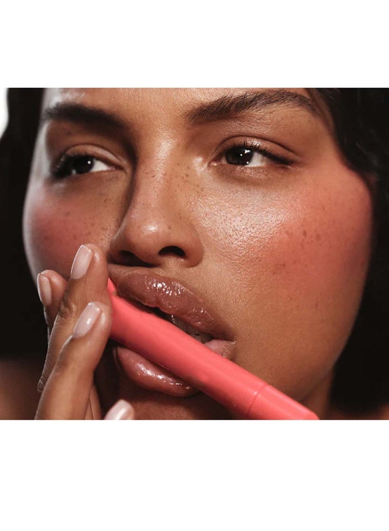 Huitich Peach Pit Lip Gloss Moisturizing Tinted Lip Balm - Image 4