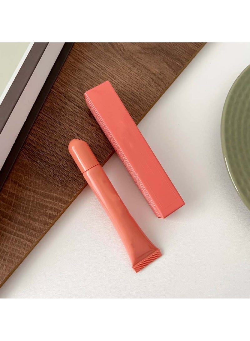 Huitich Peach Pit Lip Gloss Moisturizing Tinted Lip Balm - Image 2